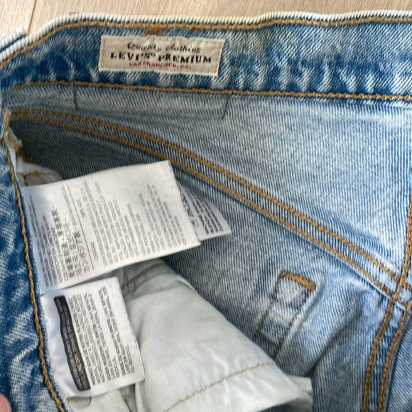 Levi’s 501 Skinny High Rise Button Fly Color Tango - Picture 7 of 10
